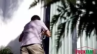 تدريس المعلمة المراهقة ديمي سوترا الخاص يتحول إلى جنس جماعي